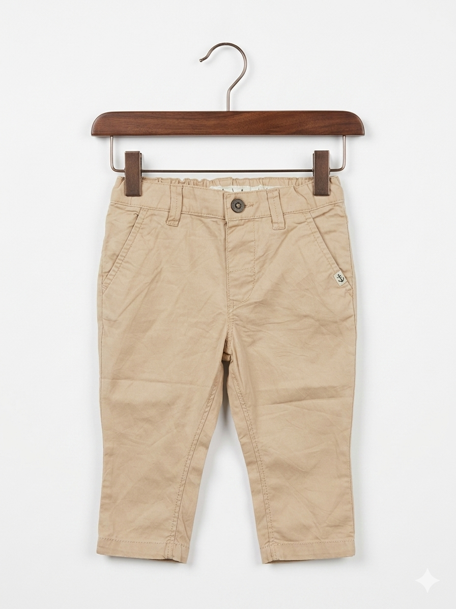 H&M Baby Boys' Nautical Anchor Detail Chino Pants - Size 6-9M AB1