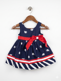 Blueberry Boulevard Baby Girls Nautical Sailboat Sleeveless Dress - Size 12M (Estimated 9-12 Months) AB1