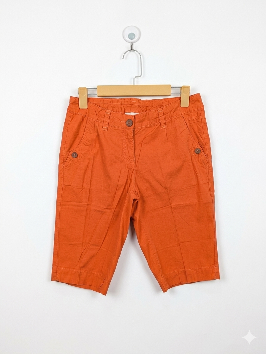 Tom Tailor Girls Orange Casual Shorts - Size XL Estimated Age 15 Years AB1