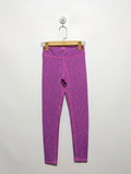 90 Degree by Reflex Girls Pink/Purple Heathered Athletic Leggings - Size M (10) Estimated Age 10 Years AB2