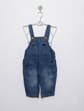 Futafuta Girls Blue Denim Overalls - Size Estimated Age 12 Months AB2