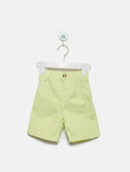 Pep & Co Boys Neon Lime Green Casual Shorts - Size Estimated Age 12-18M AB2