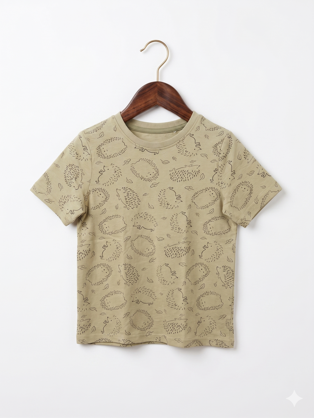 So Cute Toddler Boys Organic Cotton Hedgehog Print Tee - Size 2-3 Years AB1