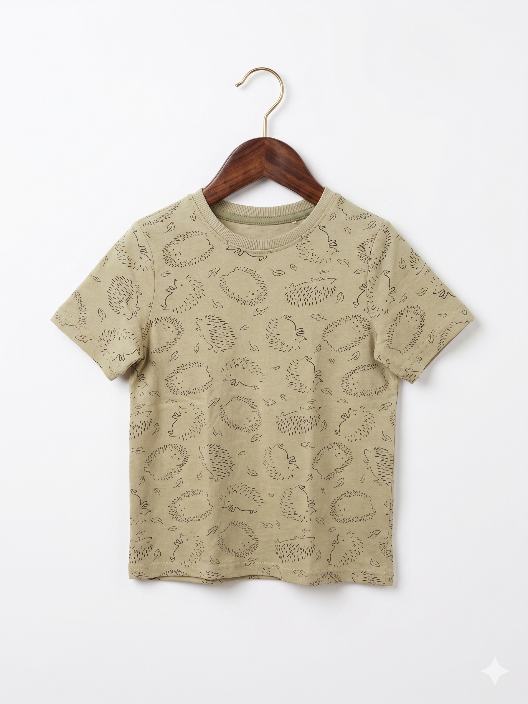 So Cute Toddler Boys Organic Cotton Hedgehog Print Tee - Size 2-3 Years AB1