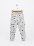 George Unisex Heather Grey "Sleepy Star" Print Joggers - Size 7-8 Years Estimated Age 7-8 Years AB2