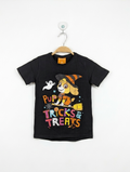 Nickelodeon Girls Black "Paw Patrol Tricks & Treats" Graphic Tee - Size 8-9 Years (Estimated Age 8-9 Years) AB2