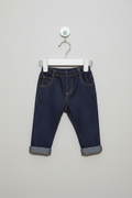 Next Baby Boys Indigo Denim-Look Pull-On Jeggings - Size Estimated Age 6-9 Months AB2
