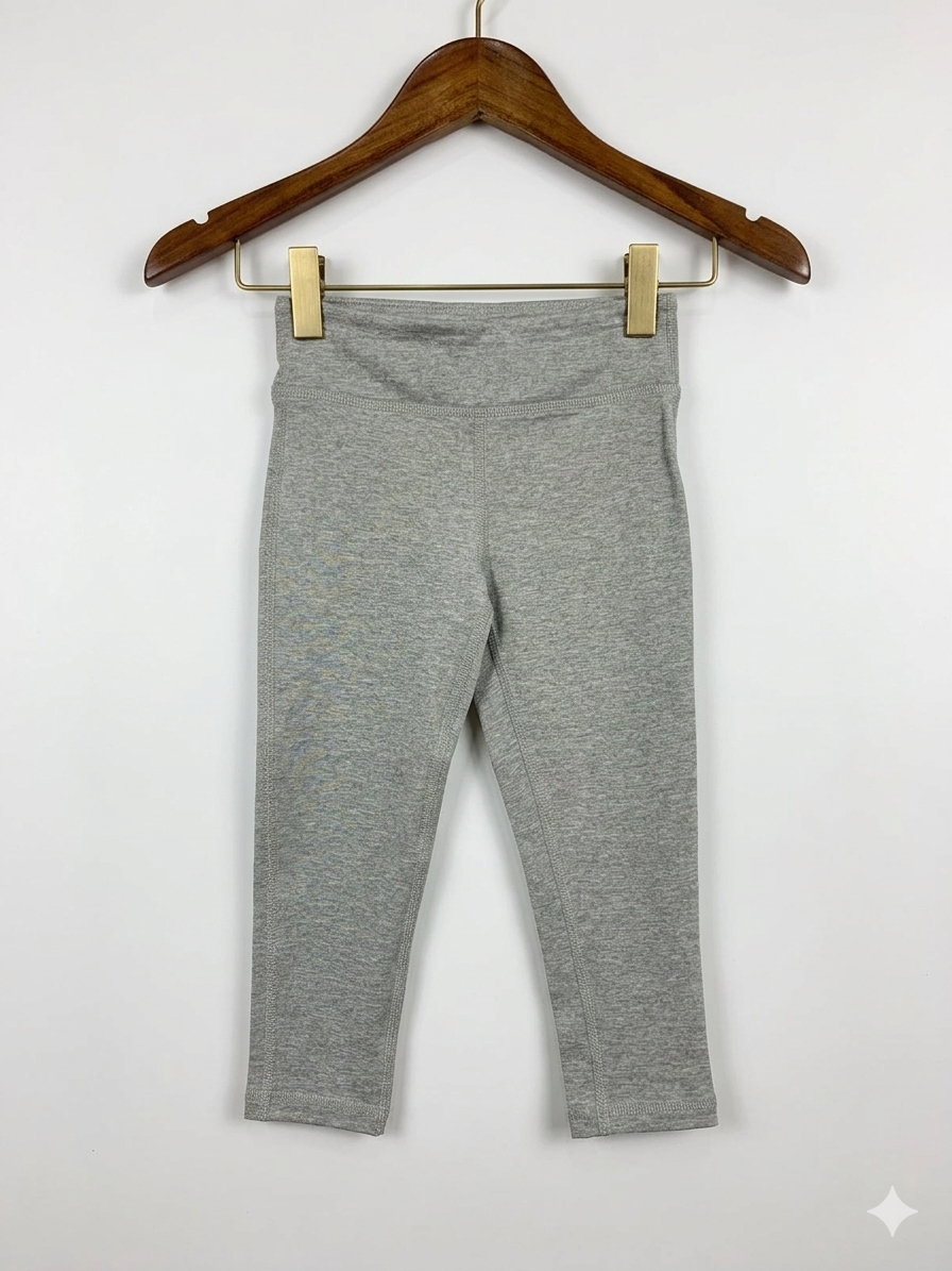 Ideology Kids Heather Grey Active Performance Leggings - Size 3T AB1