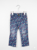 Miki House Hot Biscuits Kids Star Print Denim Jeans - Blue Tag Size: 95 (Approx. 2–3 Years) AB1