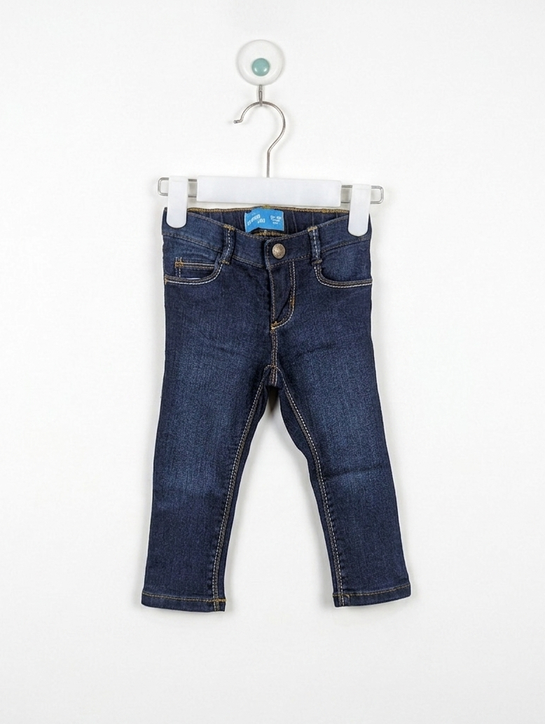 Old Navy Baby Boy Skinny Ajusté Dark Wash Denim Jeans Size: 18–24 Months AB1