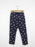 F&F Girls Navy Blue "Magical Unicorn" Printed Leggings - Size Estimated Age 11-12 Years AB2