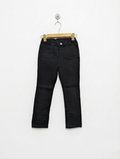 Girls Solid Black Stretch Denim Pants - Size 130 CM Estimated Age 8-9 Years AB2