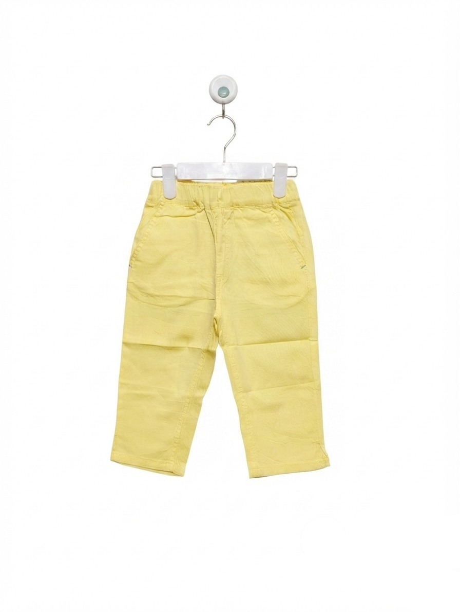 Samansa Mos2 Lagom Girls Bright Yellow Casual Trousers - Size 110 Estimated Age 5 Years AB2