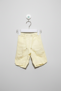 Baby Girls Light Yellow Casual Drawstring Shorts - Size Estimated Age 3-5 Months AB2