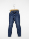 H&M Girls "Super Soft" Dark Wash Skinny Jeans - Size 140CM Estimated Age 9-10 Years AB2