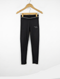 STOP + GO Girls Black "Play Game" Athletic Leggings - Size 140 Estimated Age 9-10 Years AB2