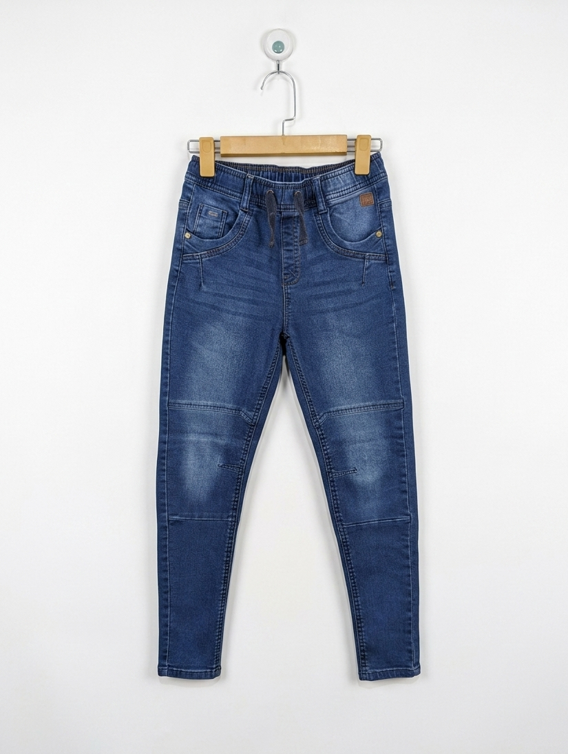 Yigga Boys Comfortable Blue Denim Jogger Jeans - Size 152 (Estimated Age 11-12 Years) AB2