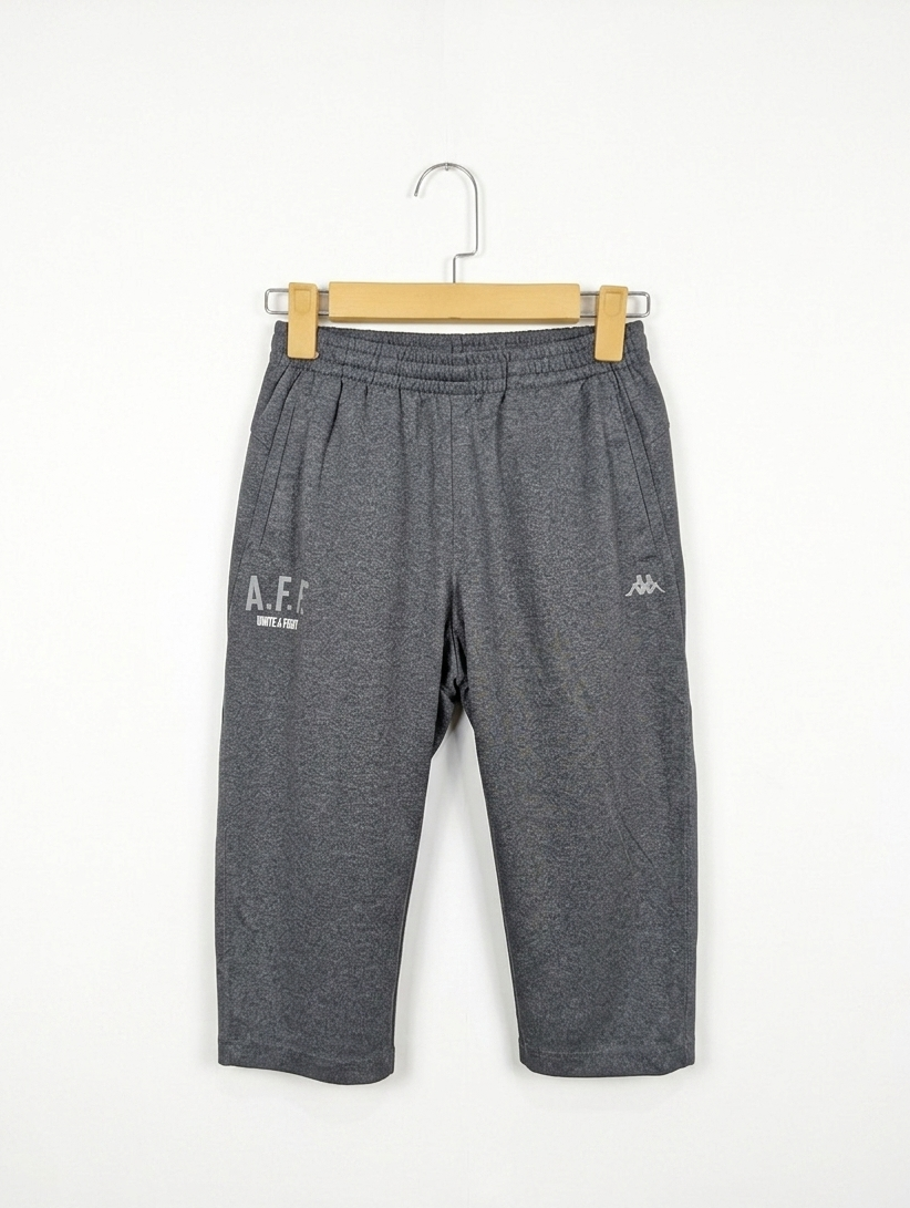 Kappa Boys Heather Grey "Unite & Fight" Casual Shorts - Size Estimated Age 10-12 Years AB2