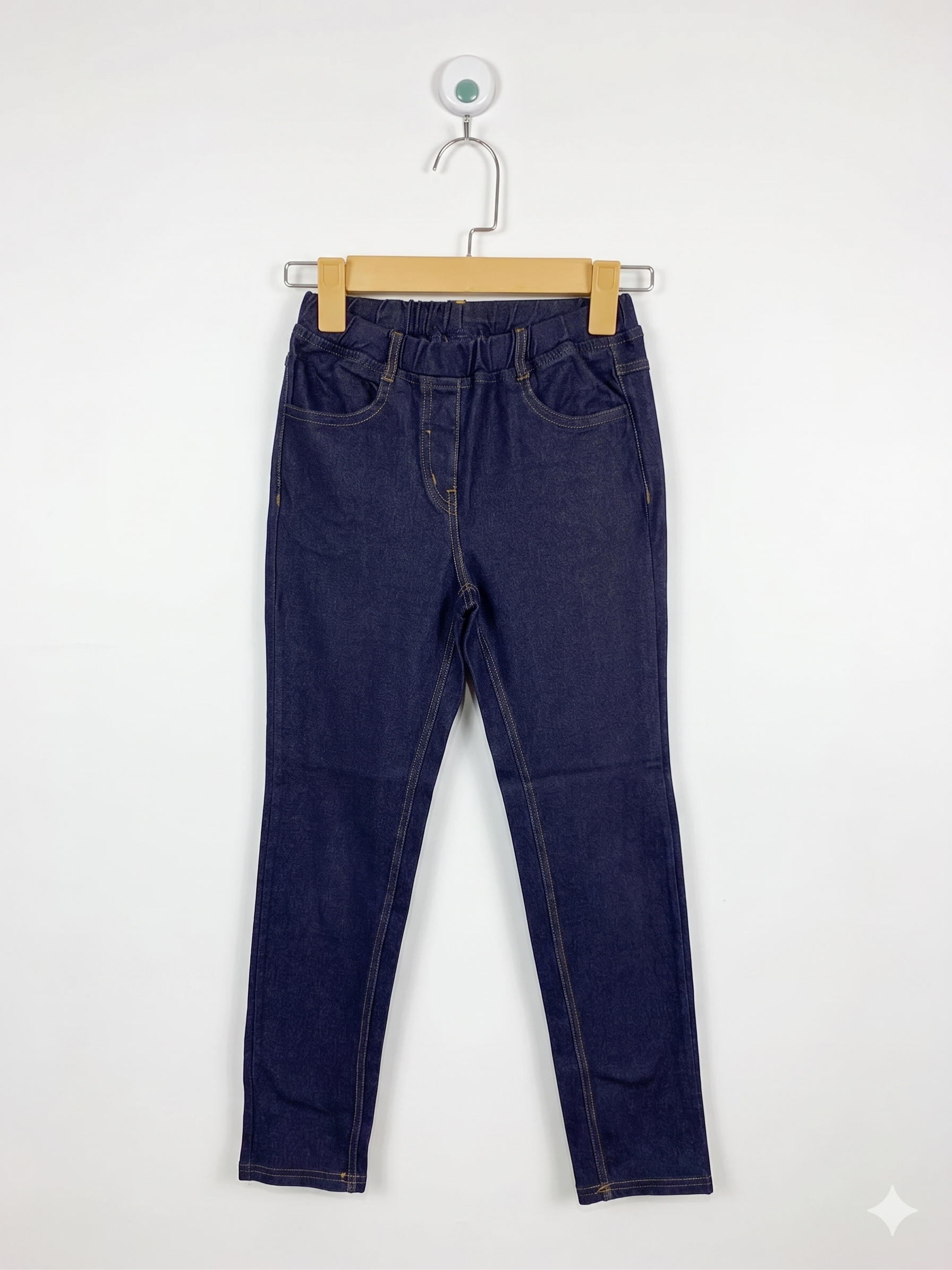 ToTo Heros Kids Deep Indigo Slim-Fit Stretch Denim Jeggings - Size Estimated Age 10 Years AB1