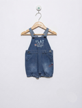 Absorba Boys Denim Blue "Play Like a Champion" Overalls - Size Estimated Age 6 Months AB2