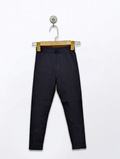 H&M Girls Dark Navy Essential Leggings - Size 134CM Estimated Age 8-9 Years AB2