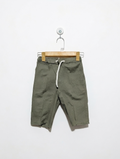 Boys Olive Green Casual Pull-On Shorts - Size 140 (Estimated Age 9-10 Years) AB2