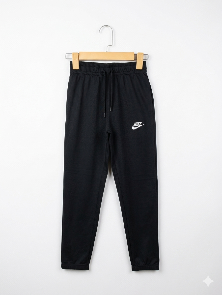 Nike Boys Dark Charcoal Grey Classic Swoosh Active Track Pants - Size S (128-137cm) Estimated Age 8-10 Years AB1