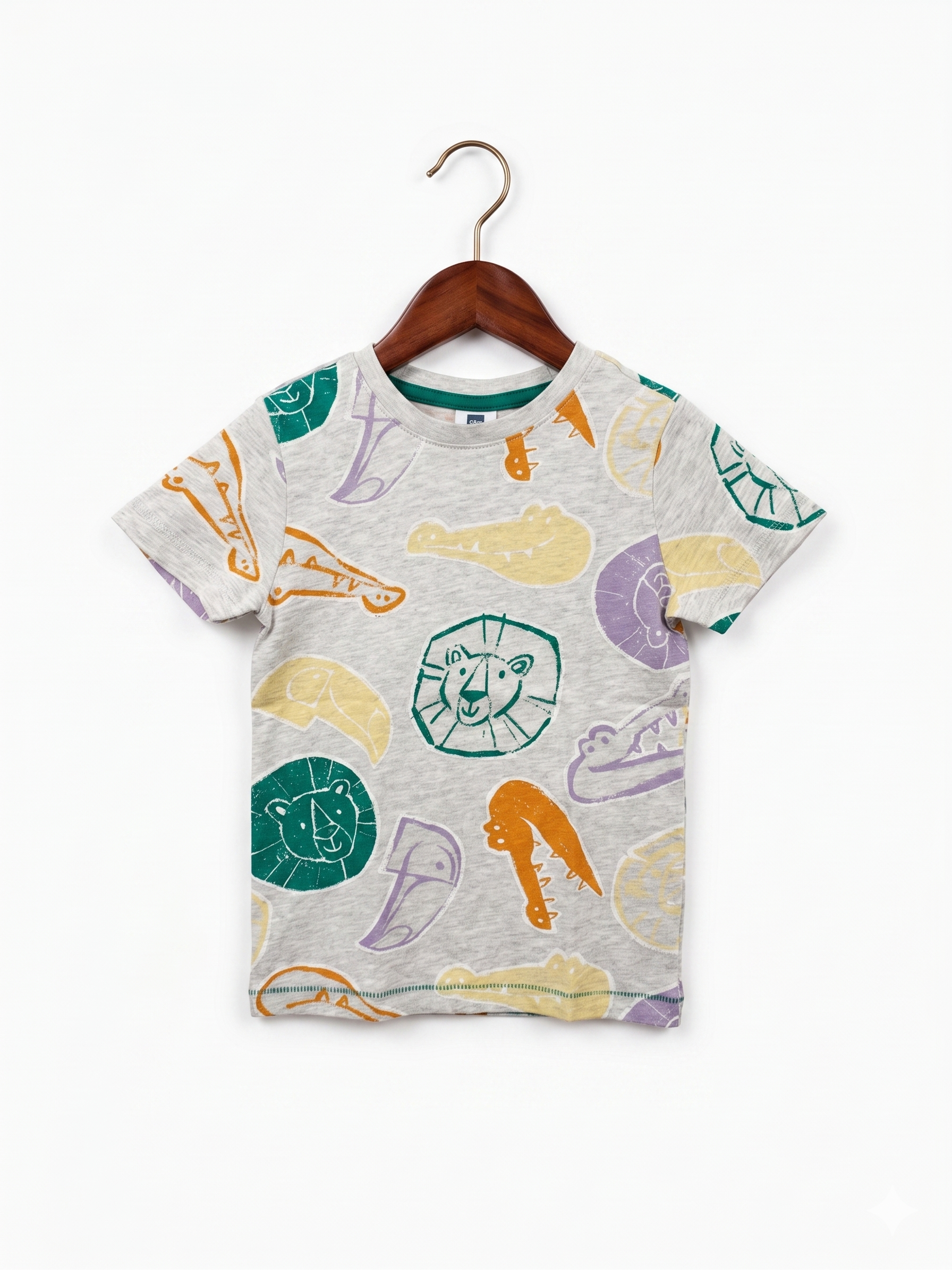 HEMA Kids Multi-Animal Graphic Tee - Size 3-4 Years AB1