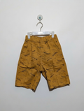 Boys Mustard Yellow "Skateboard Print" Casual Shorts - Size 140 (Estimated Age 9-10 Years) AB2