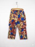 Love & B.B Girls Multicolor Paint Splatter Wide-Leg Cargo Pants - Size 160 Estimated Age 13-14 Years AB1