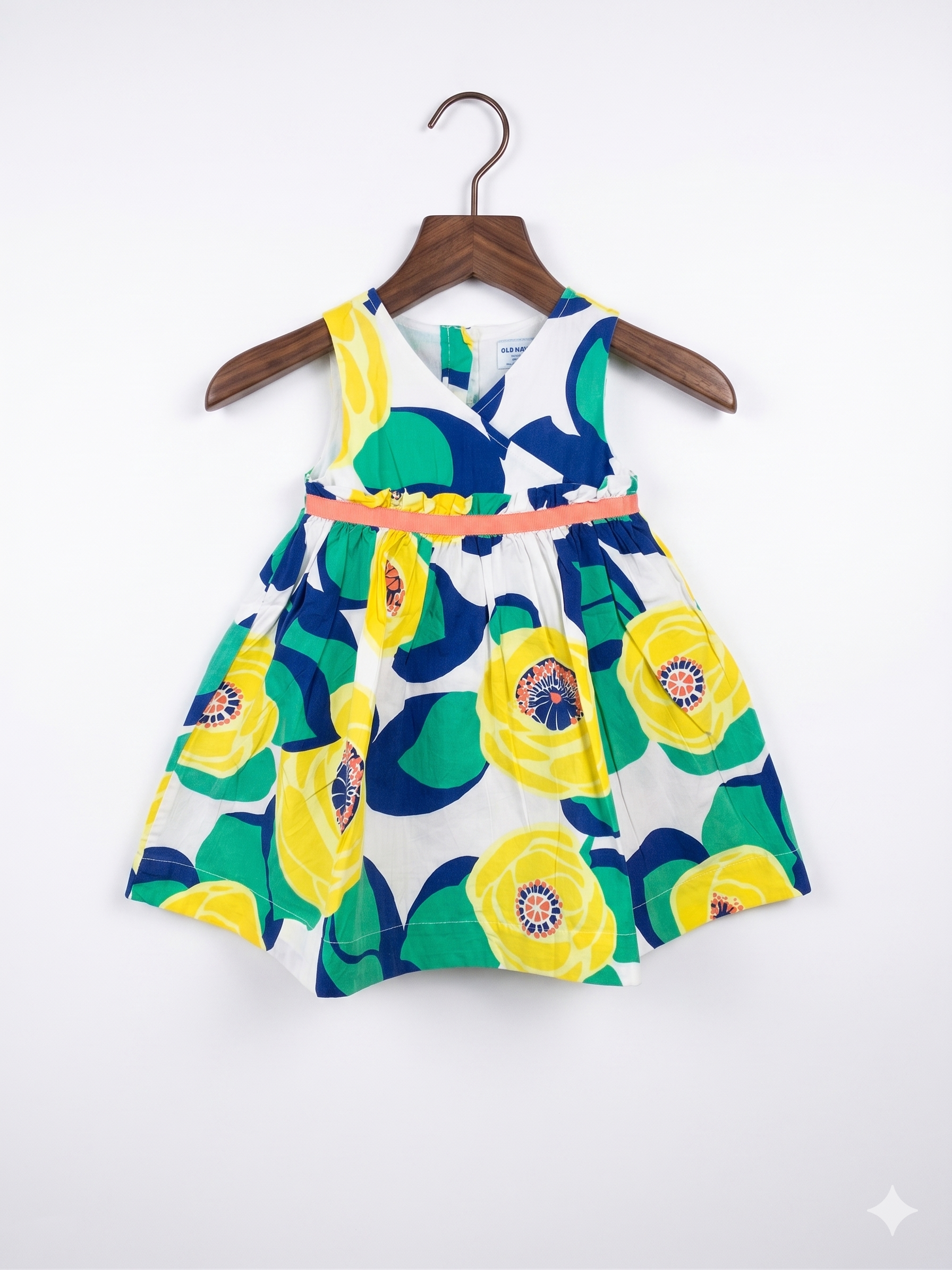 Old Navy Toddler Girls Floral Sleeveless Fit & Flare Dress - Size 3T AB1