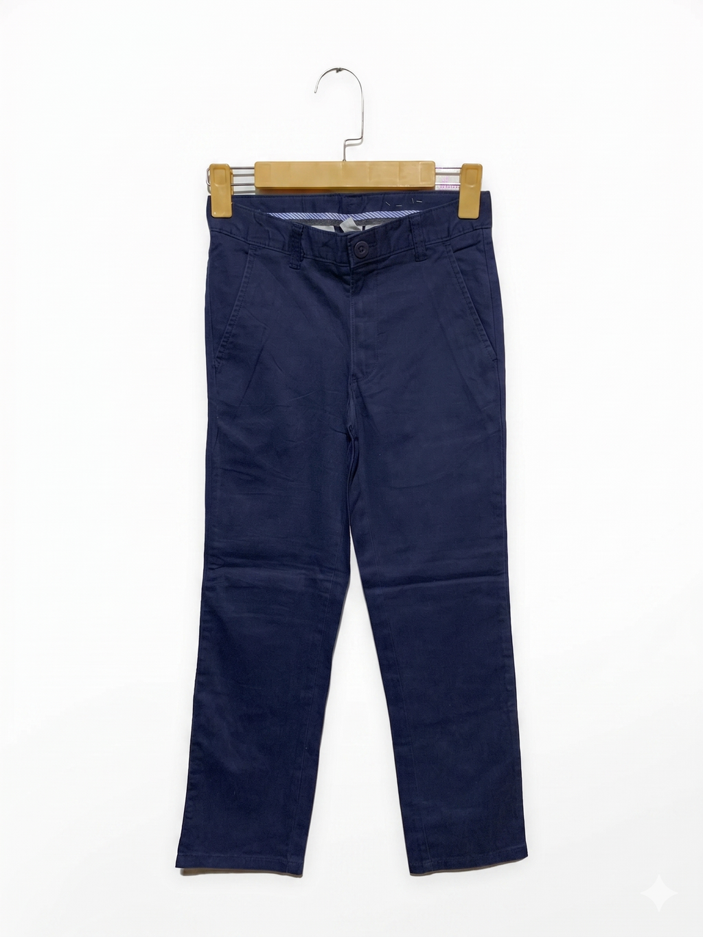 IZOD Boys Navy Blue Regular Fit Stretch Chino Pants - Size Estimated Age 10 Years AB1
