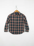 Ralph Lauren Boys Multi-Color Plaid Button-Down Shirt - Size Medium (10-12) Estimated Age 10-12 Years AB2