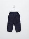 Athletic Works Boys Solid Dark Navy Blue Casual Trousers - Size Estimated Age 18-24M AB2
