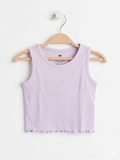 H&M Baby/Toddler Lilac Ribbed Crop Top (EUR 92, US 2T, 18-24 Months) - Pre-owned AB1