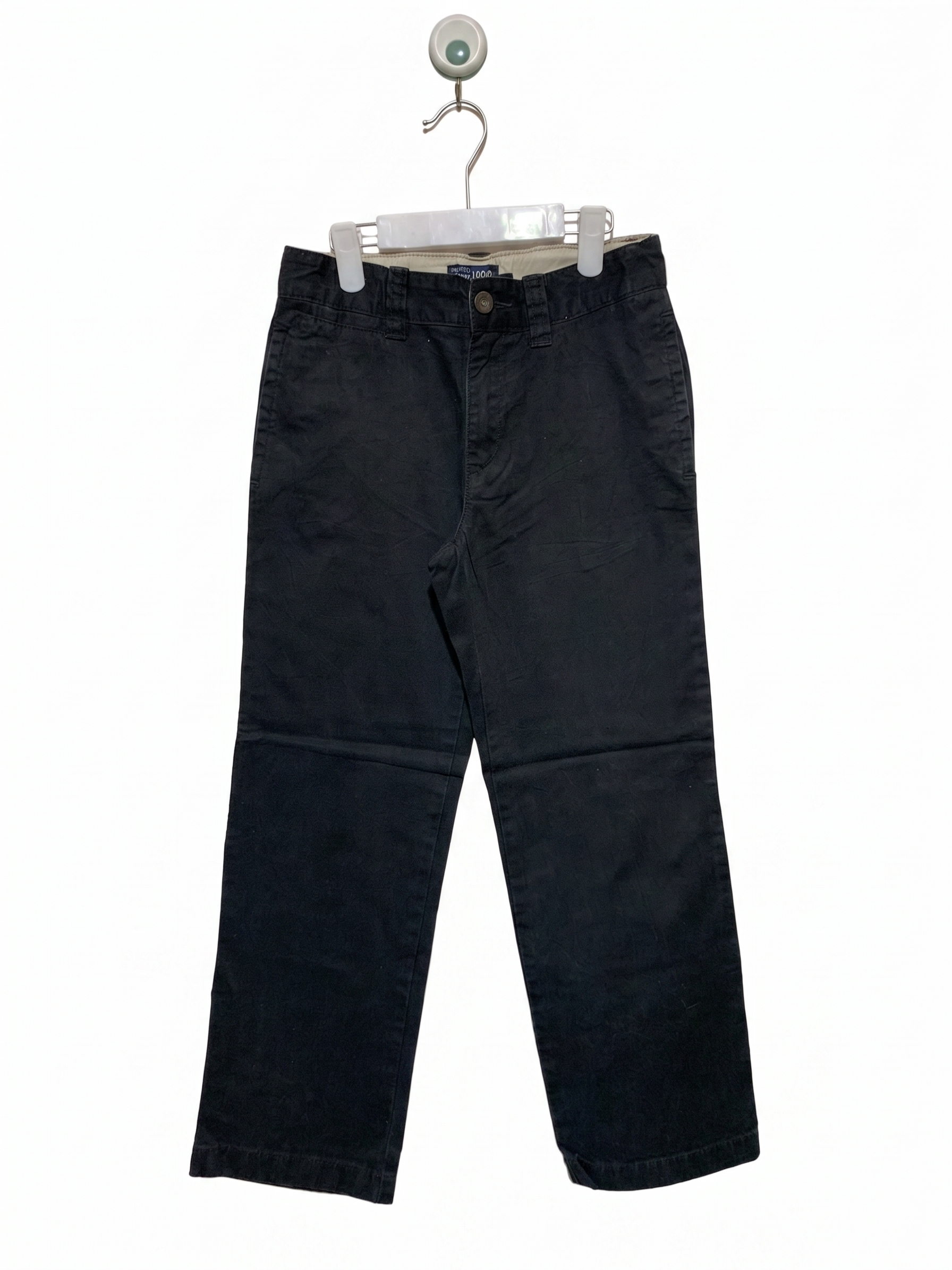 The Children's Place Boys Classic Black Chino Pants - Size 8 (Estimated Age 8 Years) AB1