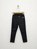 Girls Black "Cute Charm" Slim-Fit Stretch Pants - Size 120 CM Estimated Age 6-7 Years AB2