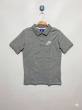 Nike Sportswear Boys' Heather Grey Embroidered Logo Polo - Size Estimated Age 9-10 Years AB1