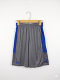 Under Armour Boys Grey & Royal Blue HeatGear Athletic Shorts - Size YLG Estimated Age 12 Years AB1