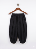Alfonso Toddler Girls Black Textured Comfort Joggers (Estimated Age 4-5 Years) AB1