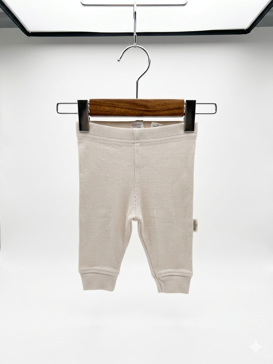 Dopo Dopo Baby, Newborn Ribbed Leggings, Grey Baby Pants, Ribbed Cotton Baby Clothes, Tiny Thrift Store, Organic Feel Baby Wear, Newborn Essentials.