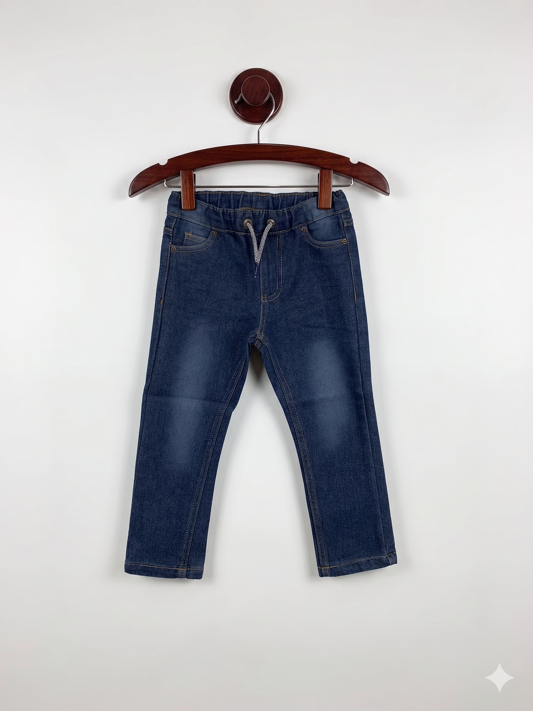 Kiki & Koko Baby Boy Medium Wash Denim Jogger Jeans - Size 2-3 Years AB1