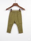 Toddler Boys' Olive Green Stretch Twill Chino Trousers - Size 2-3 Years AB1