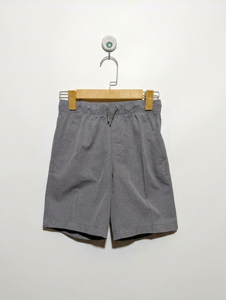 Old Navy Boys Heather Grey Dry Quick Performance Shorts - Size Estimated Age 10-12 Years AB2
