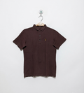 NEXT Boys Chocolate Brown Polo Shirt - Size 7 Years, Estimated Age 7 Years AB2