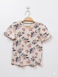 So Cute® Toddler Girls' Floral Print T-Shirt – Cream/Multi (18-24 Months) AB1
