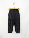 Uniqlo Unisex Boys Girls Solid Black Ultra Stretch Jogger Pants - Size 120 Estimated Age 6-7 Years AB1