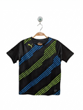 Puma Boys Black Sporty Graphic Short Sleeve Tee - Size Estimated Age: 8–10 Years. (YM) AB2