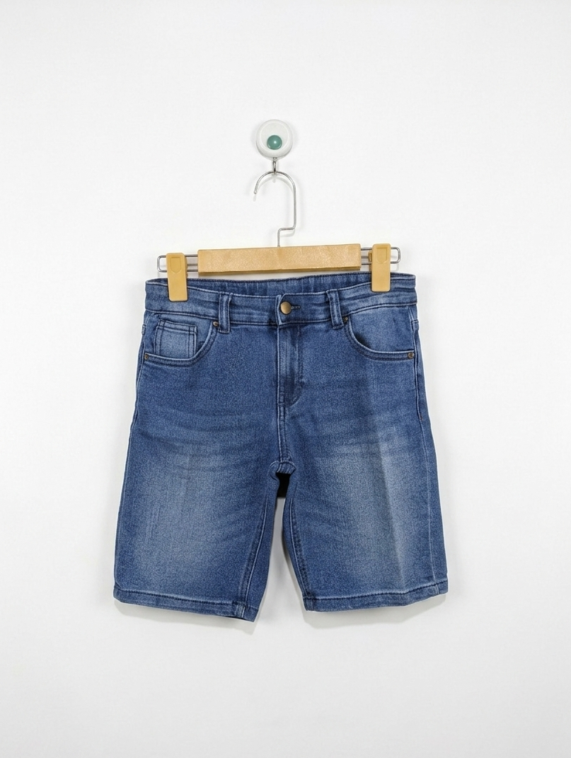 Mexx Boys Classic Blue Denim Shorts - Size Estimated Age 10-12 Years AB2