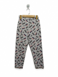 Primark Boys Heather Grey "Skate & Skull" Graphic Casual Trousers - Size 11-12 Years (Estimated Age 11-12 Years) AB2